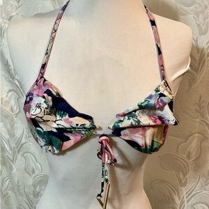 Zimmerman Floral Print Bikini Top